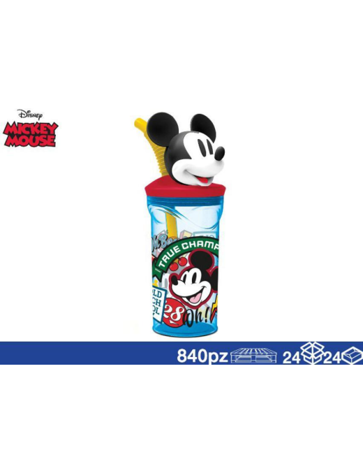 MICKEY BICCHIERE 3D CON CANNUCCIA 360ml