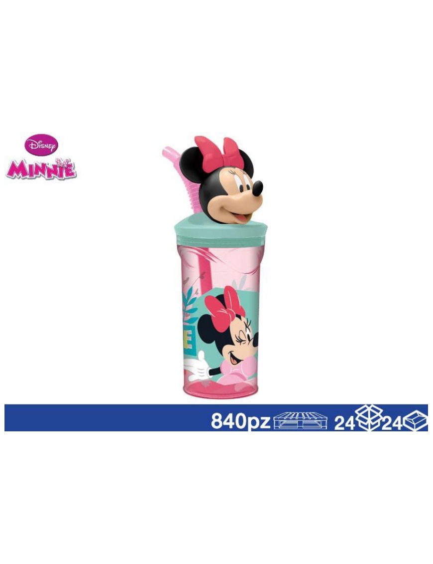 MINNIE BICCHIERE 3D CON CANNUCCIA 360ml
