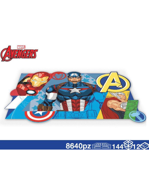 AVENGERS TOVAGLIETTA 3D LENTICOLARE