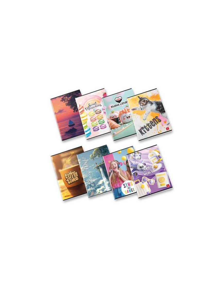 QUADERNO MAXI PER RAGAZZA ASSORTITO 42FOGLI 80gr