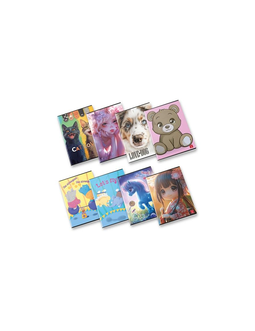QUADERNO MAXI PER BIMBA ASSORTITO 42 FOGLI/SH 80grr