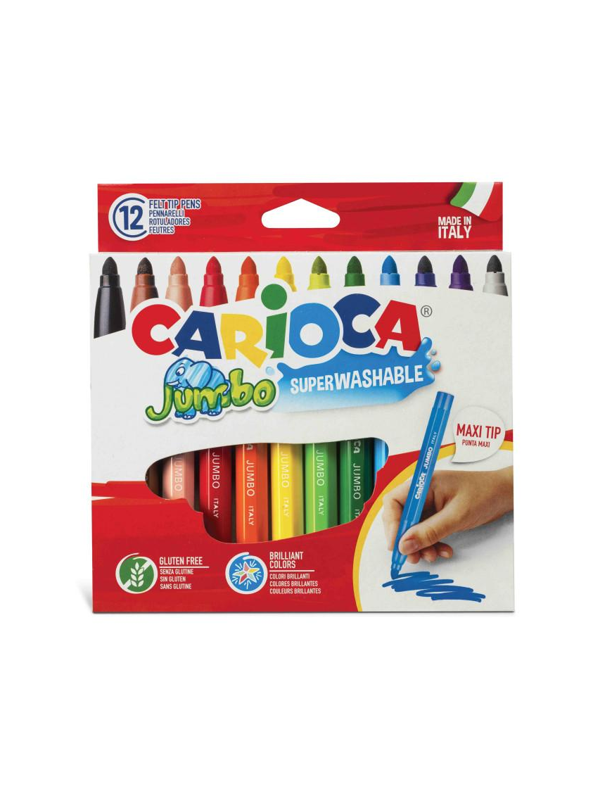 CARIOCA JUMBO FIBRA 12pezzi