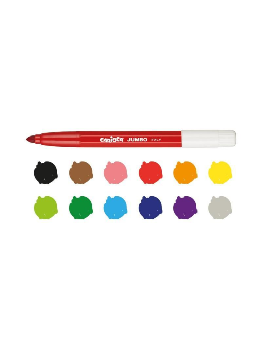 CARIOCA JUMBO FIBRA 12pezzi