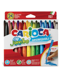 JUMBO FIBER CARIOCA 24 pieces