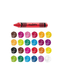 CARIOCA WAX CRAYONS 24 pieces