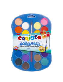 WATERCOLOR CARIOCA 24 pieces