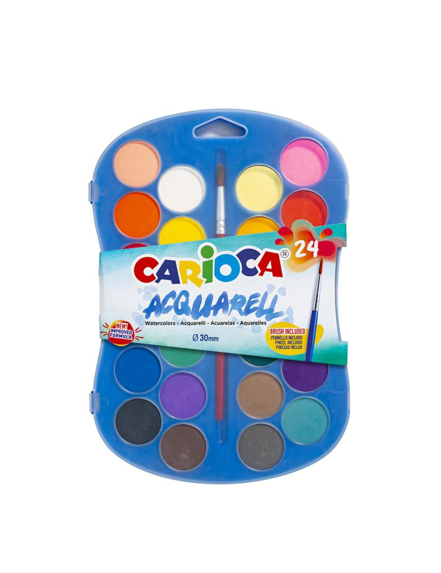 WATERCOLOR CARIOCA 24 pieces