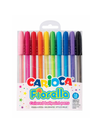 CARIOCA PENS FIORELLA FLUO 10 pieces