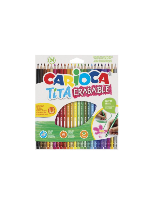 MATITE CANCELLABILI ESAGONALI TITA 24pezzi