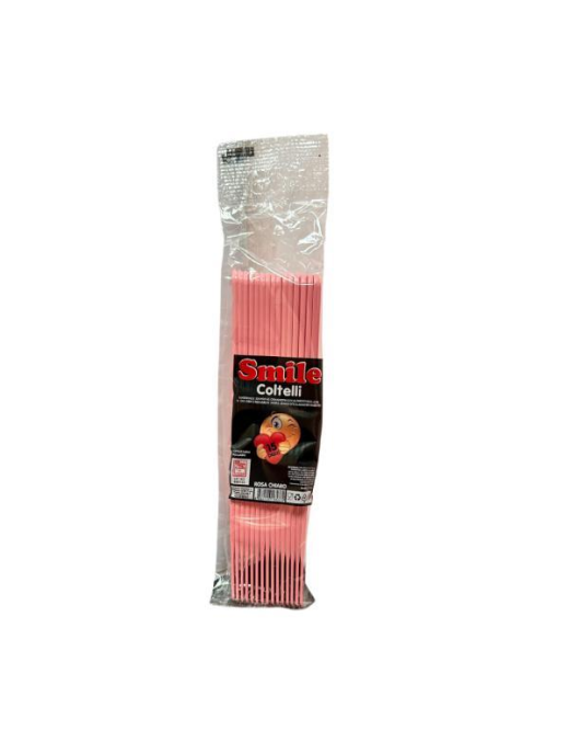 SMILE KNIVES PINK COLOR 15pcs