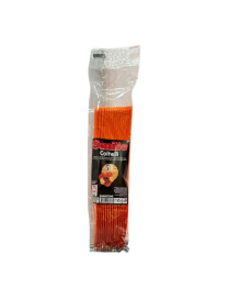 COLTELLI SMILE COLORE ARANCIO 15pz