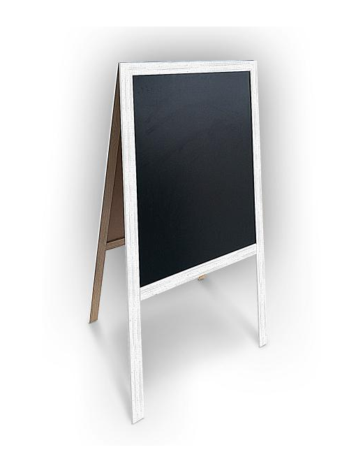 LAVAGNA WHITE CON CAVALLETTO 60x130 CENTIMETRI