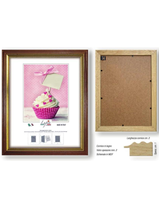 CORNICE BRUN 18x24 CENTIMETRI