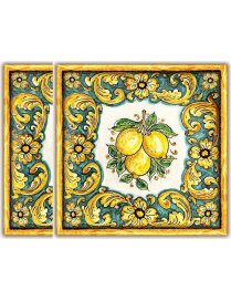 LEMON TRIVET 20x20 2 CENTIMETER PIECES