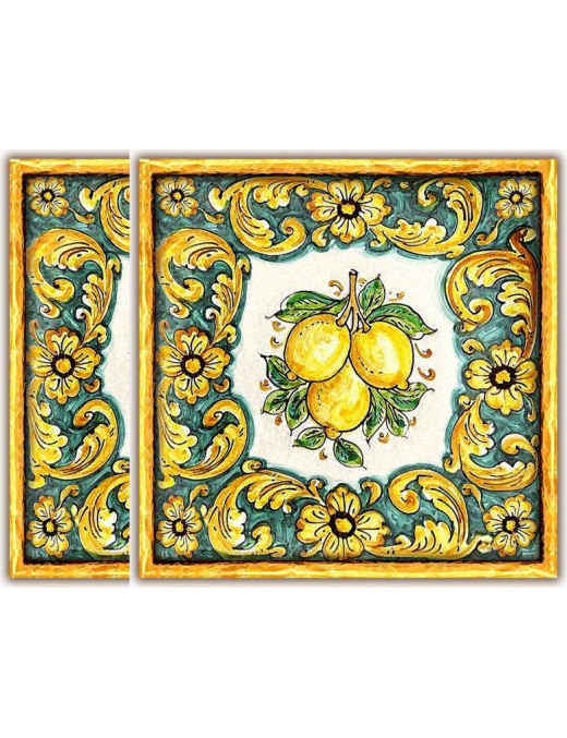 LEMON TRIVET 20x20 2 CENTIMETER PIECES