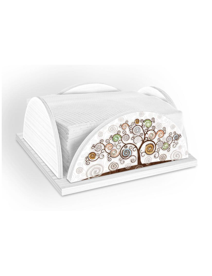 TREE WHITE NAPKIN HOLDER