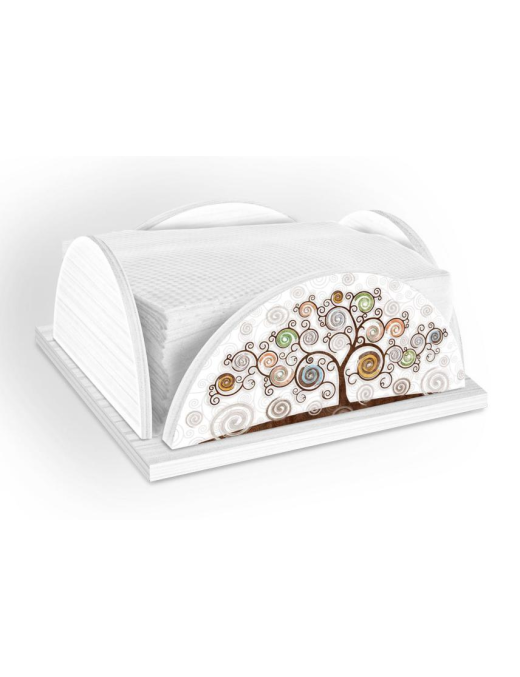 TREE WHITE NAPKIN HOLDER