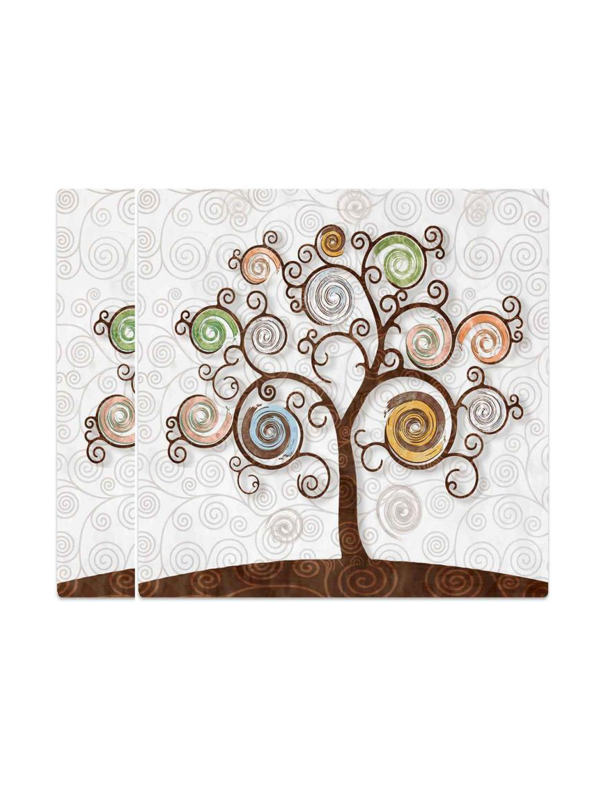 SOTTOPENTOLA TREE WHITE 20x20 CENTIMETRI 2 PEZZI