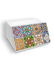 TILES WHITE LINE BREAD BOX 30x40x20 CENTIMETERS