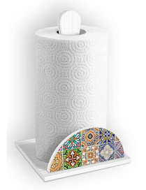 TILES WHITE ROLL HOLDER