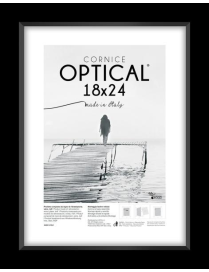 CORNICE OPTICAL NERO 18x24 CENTIMETRI