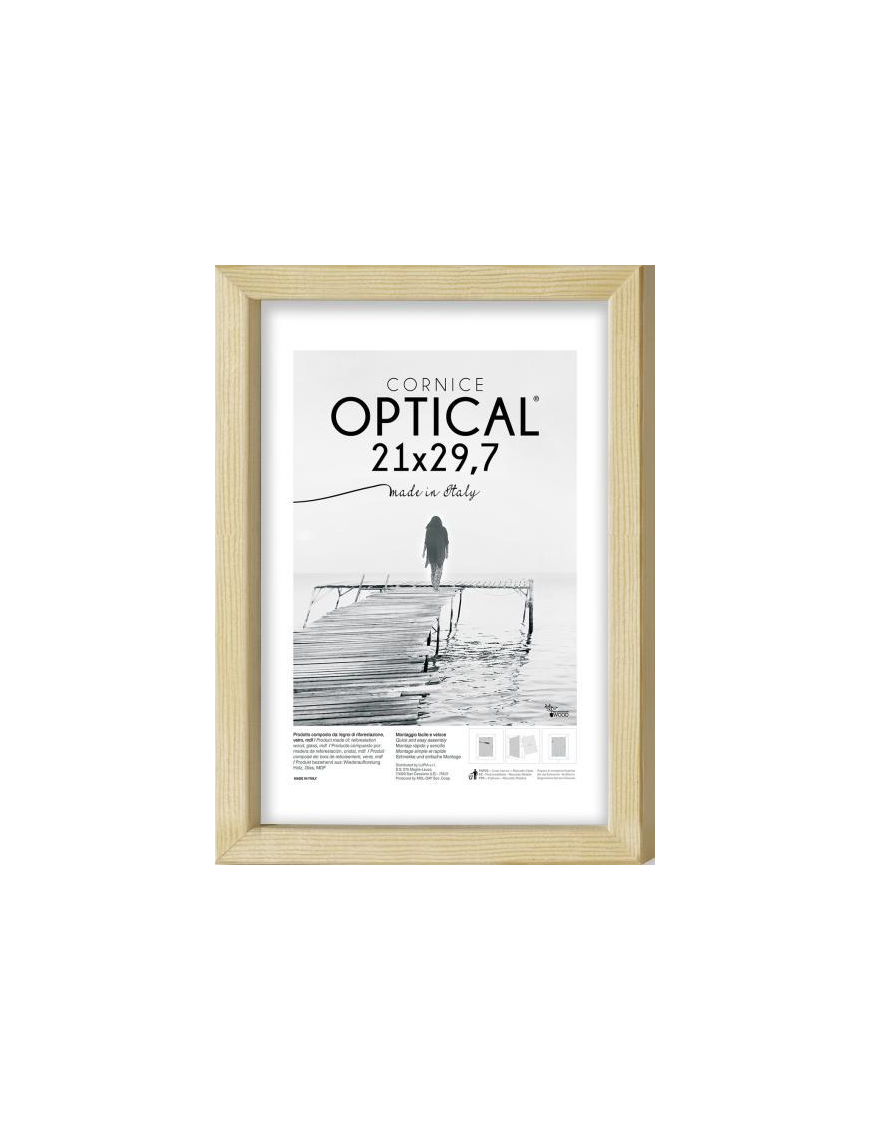 CORNICE OPTICAL NATURALE 21x29,7 CENTIMETRI