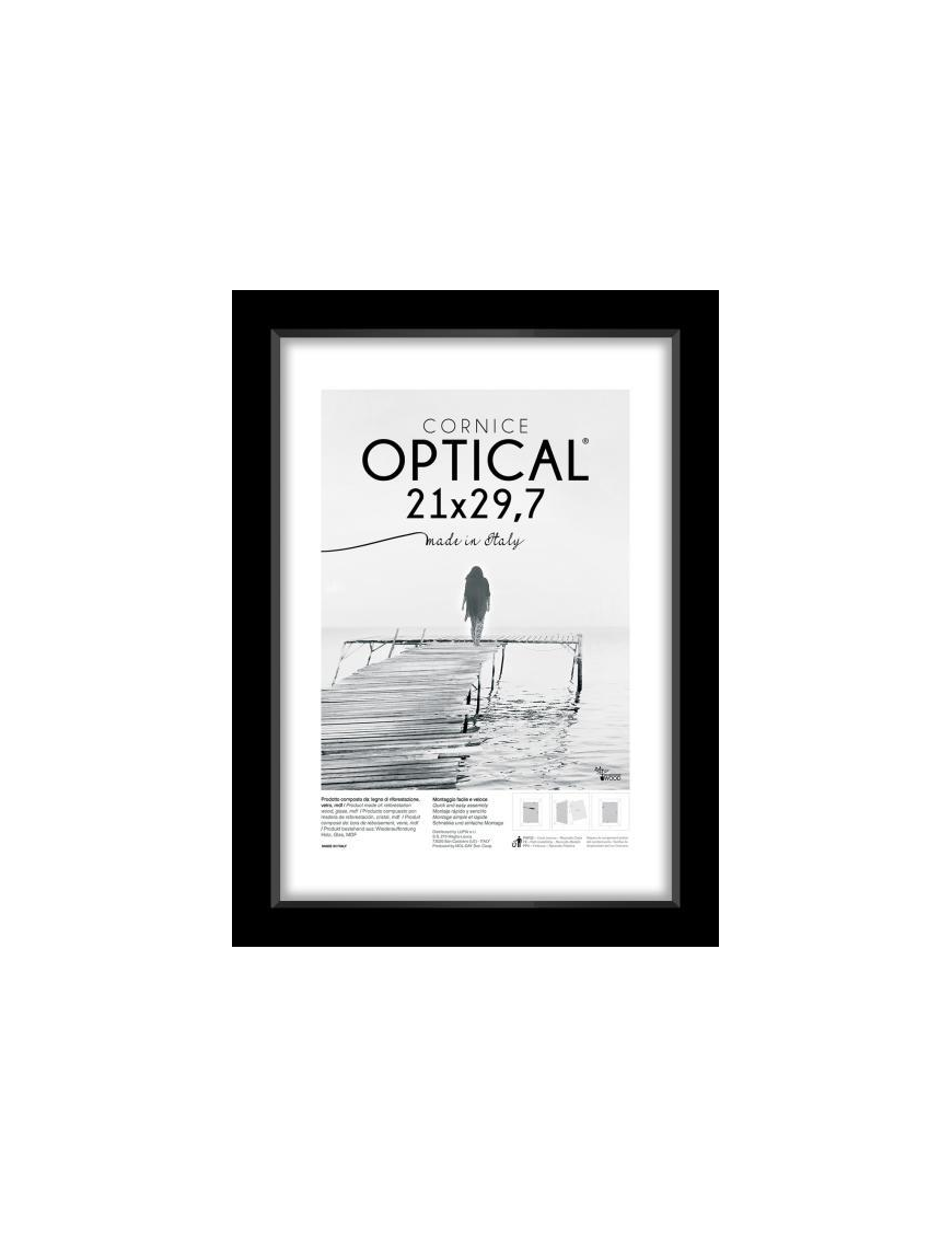 OPTICAL BLACK FRAME 21x29.7 CENTIMETERS