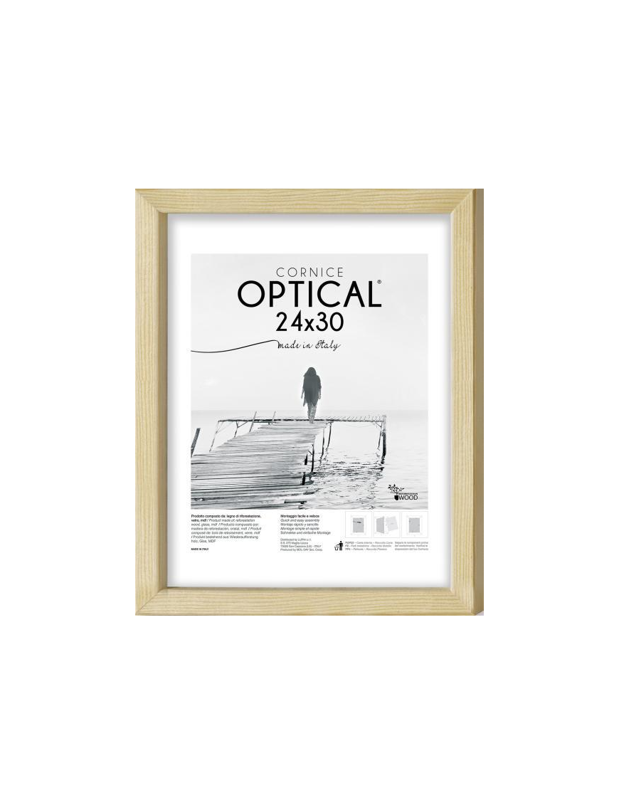 CORNICE OPTICAL NATURALE 24x30 CENTIMETRI