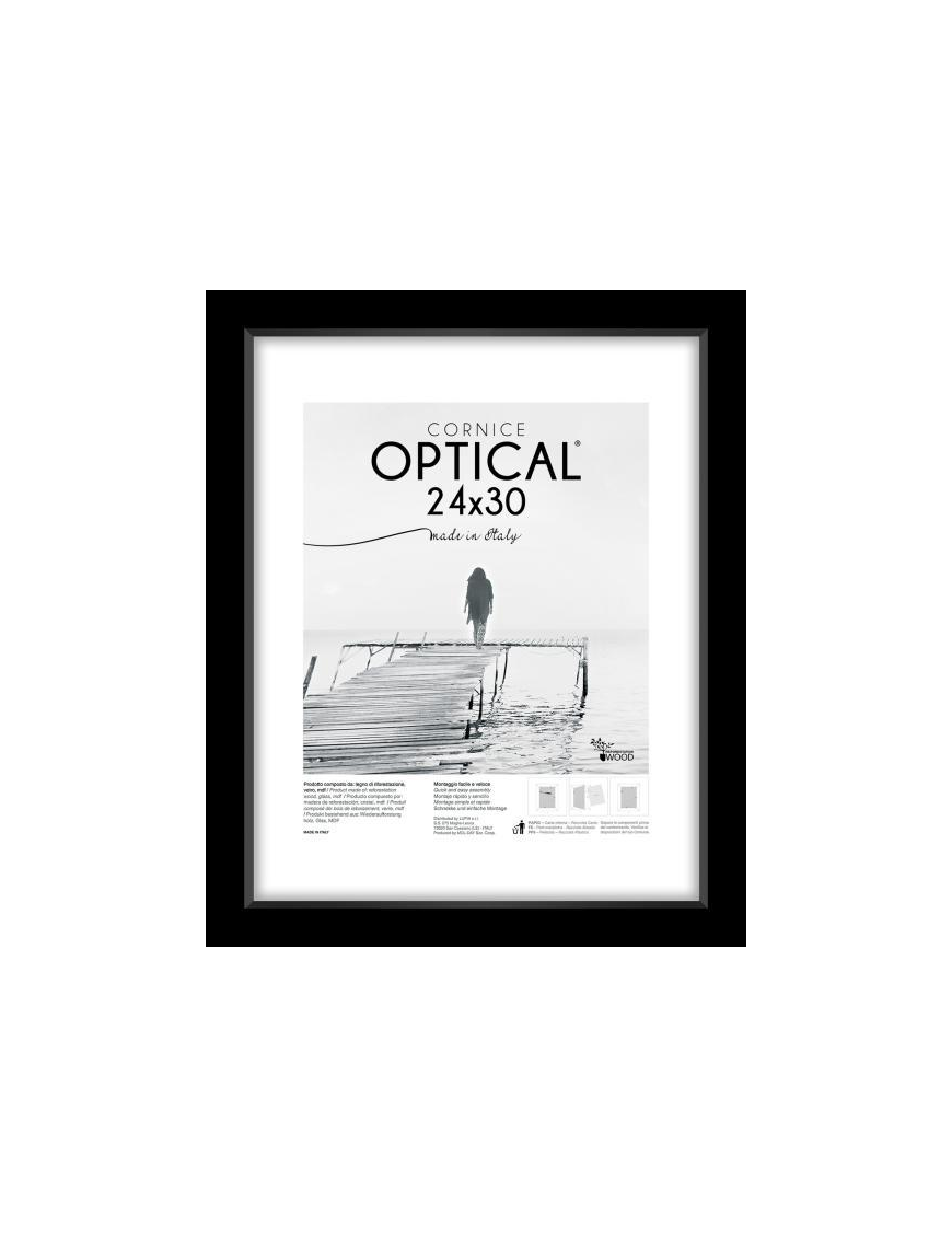 OPTICAL BLACK FRAME 24x30 CENTIMETERS