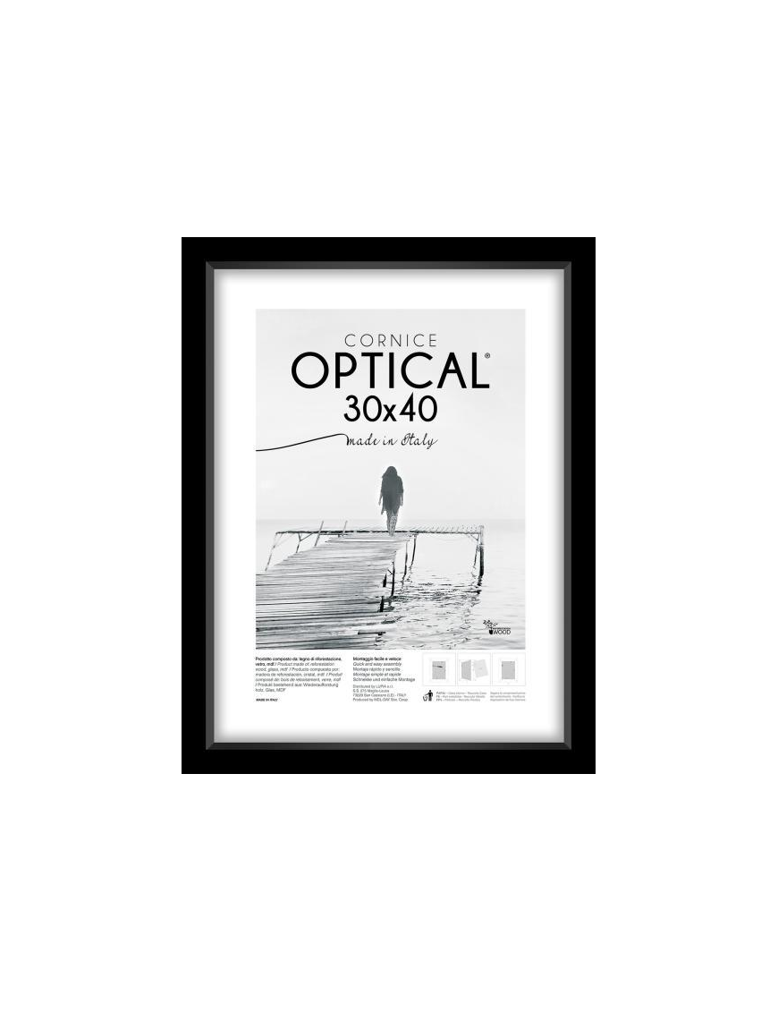 OPTICAL BLACK FRAME 30x40 CENTIMETERS