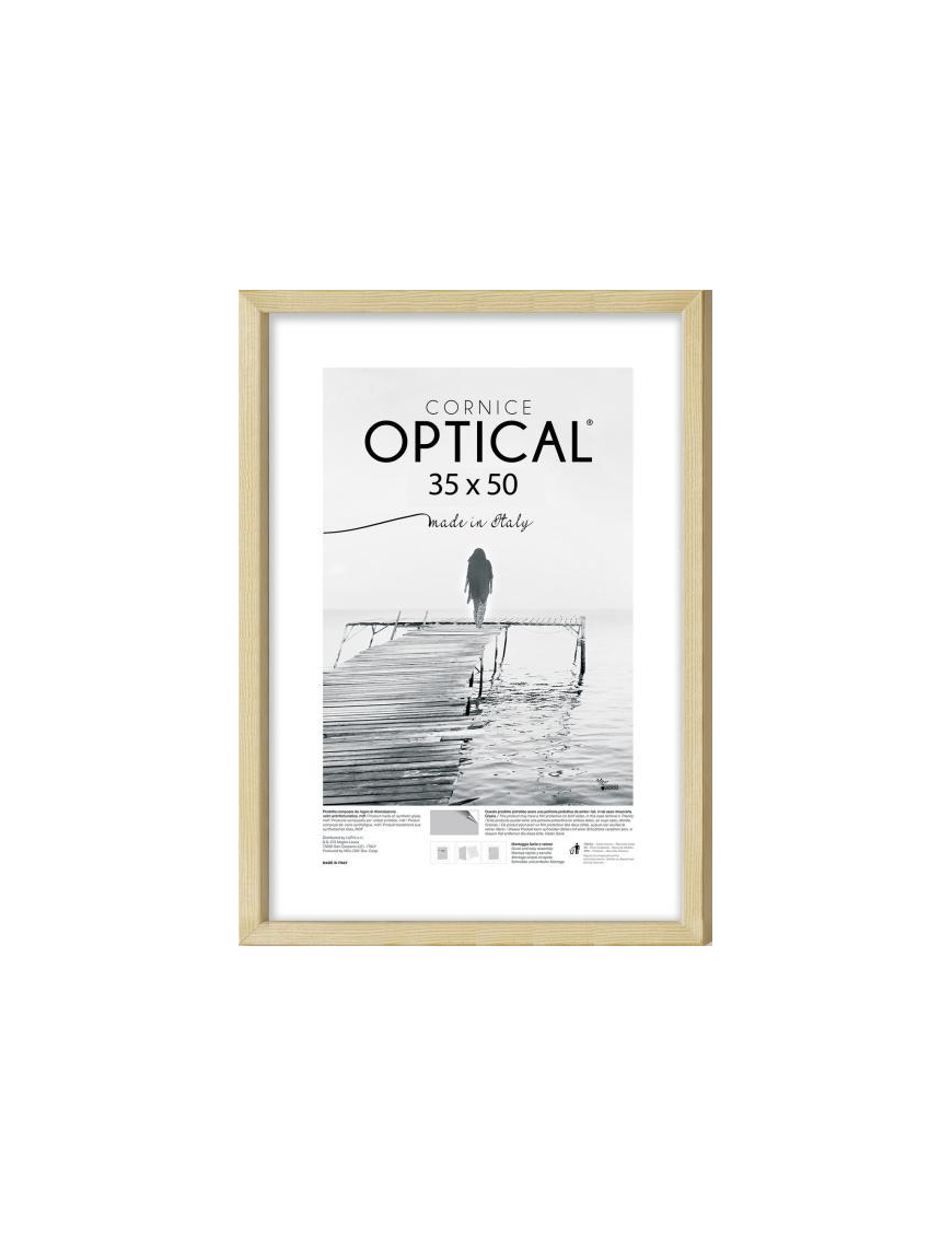 CORNICE OPTICAL NATURALE 35x50 CENTIMETRI