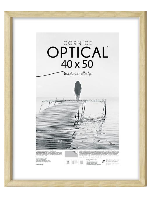 CORNICE OPTICAL NATURALE 40x50 CENTIMETRI