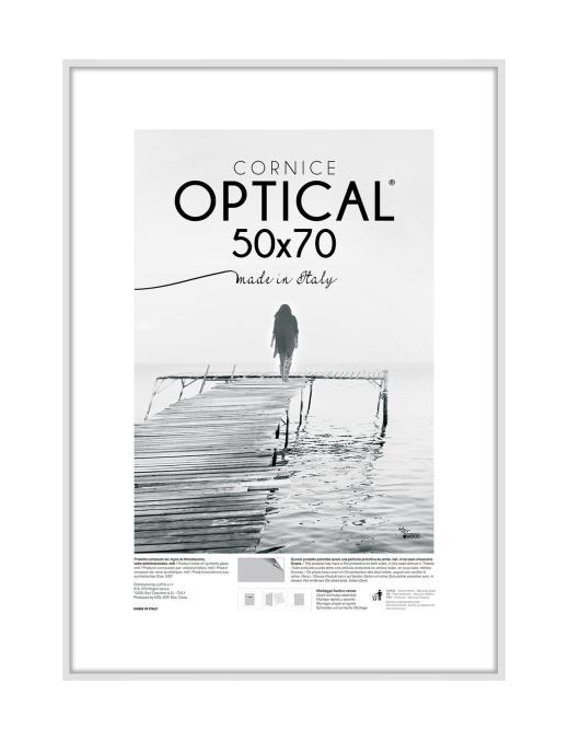 CORNICE OPTICAL BIANCO 50x70 CENTIMETRI