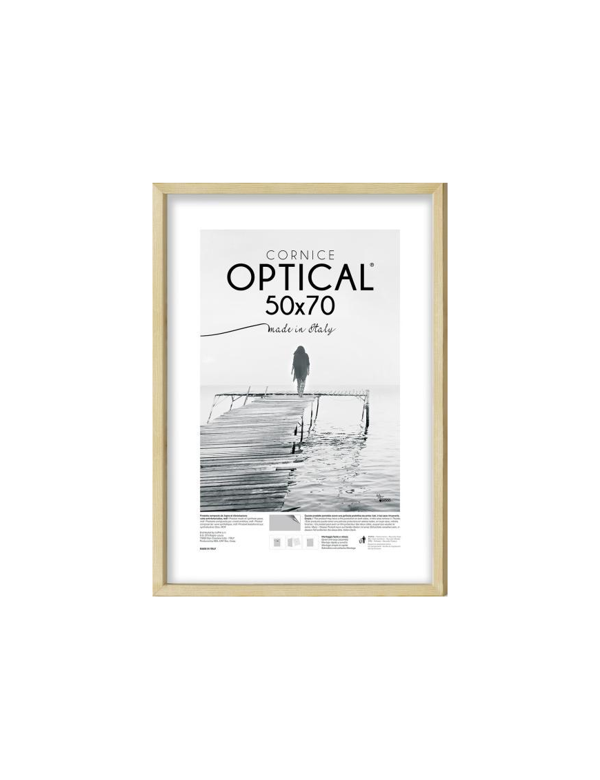 CORNICE OPTICAL NATURALE 50x70 CENTIMETRI