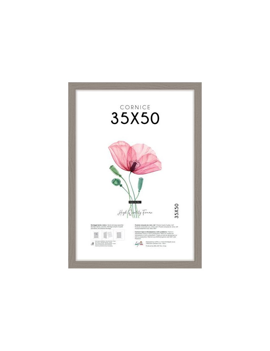 SHABBY BEIGE FRAME 35x50 CENTIMETERS