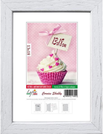 SHABBY WHITE FRAME 21x29.7 CM