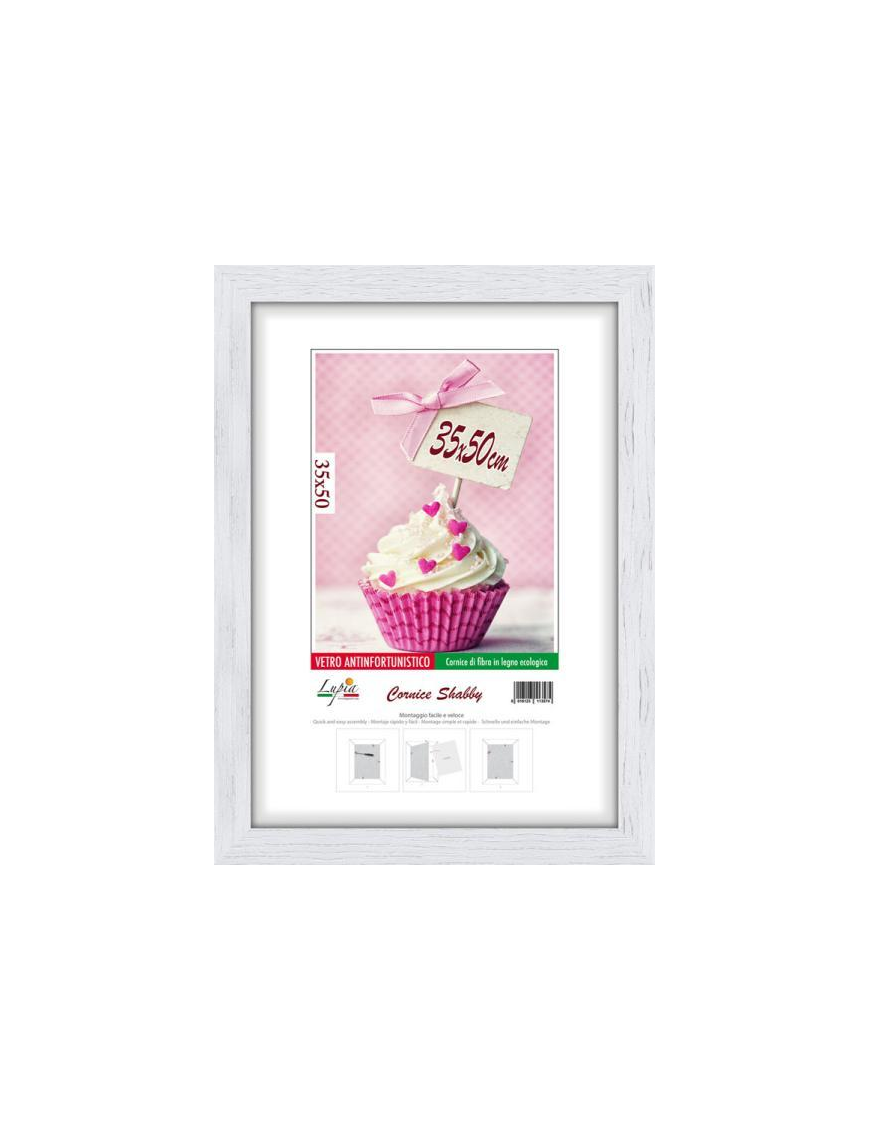 SHABBY WHITE FRAME 50x70 CENTIMETERS