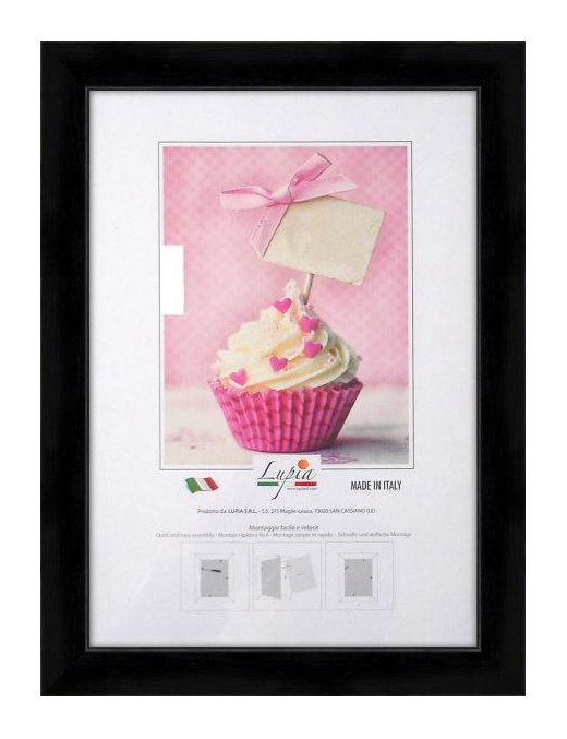 CORNICE RAINBOW NERA 20x25 CENTIMETRI