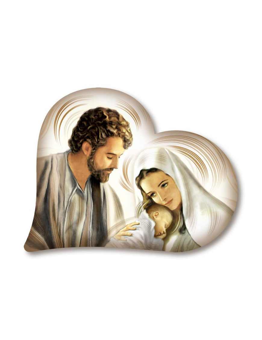 HEART NATIVITY BROWN 50x65 CENTIMETERS