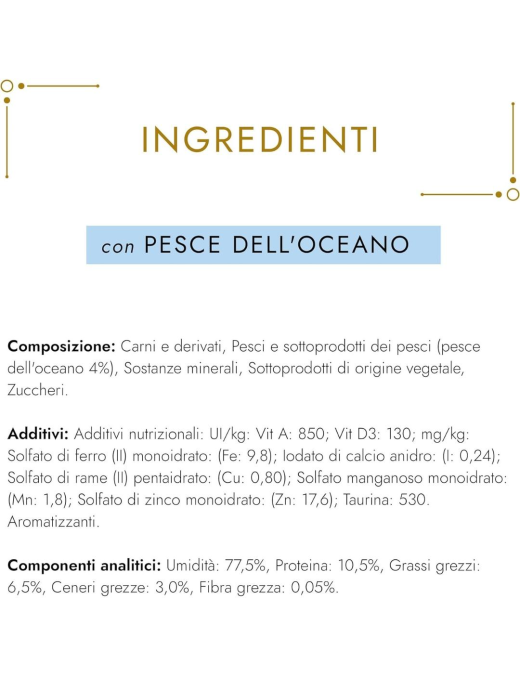 GOURMET GOLD 85gr MOUSSE PESCE OCEANO