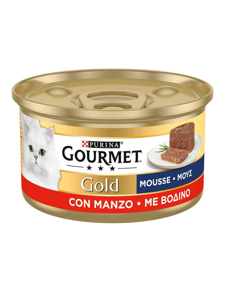 GOURMET GOLD 85gr MOUSSE MANZO