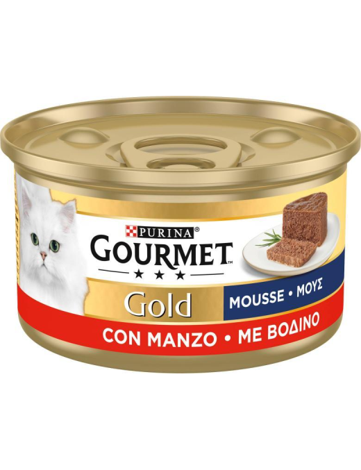 GOURMET GOLD 85gr MOUSSE MANZO