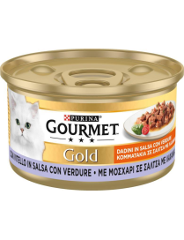 GOURMET GOLD 85gr DICED VEAL IN SAUCE
