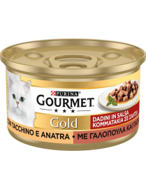 GOURMET GOLD 85gr DICED TURKEY AND DUCK