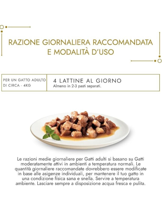 GOURMET GOLD 85gr DADINI TACCHINO E ANATRA