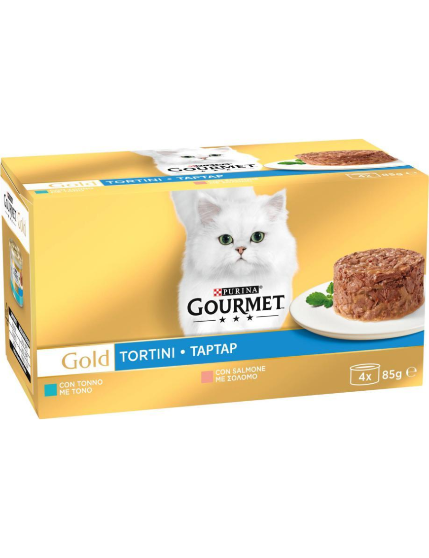 GOURMET GOLD 4x85gr TUNA/SALMON CAKES