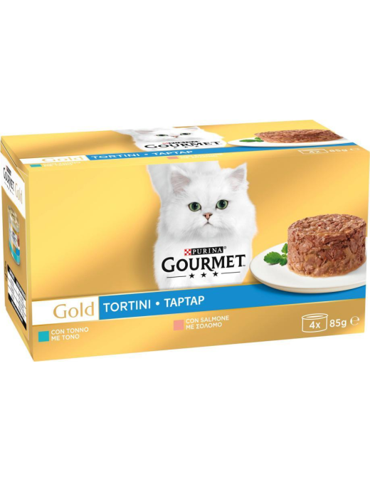 GOURMET GOLD 4x85gr TUNA/SALMON CAKES
