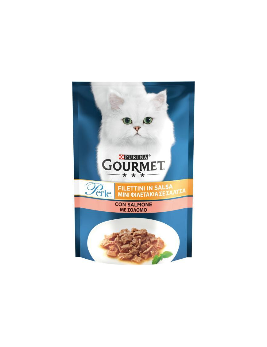GOURMET PERLE 85gr FILETTI IN SALSA SALMONE