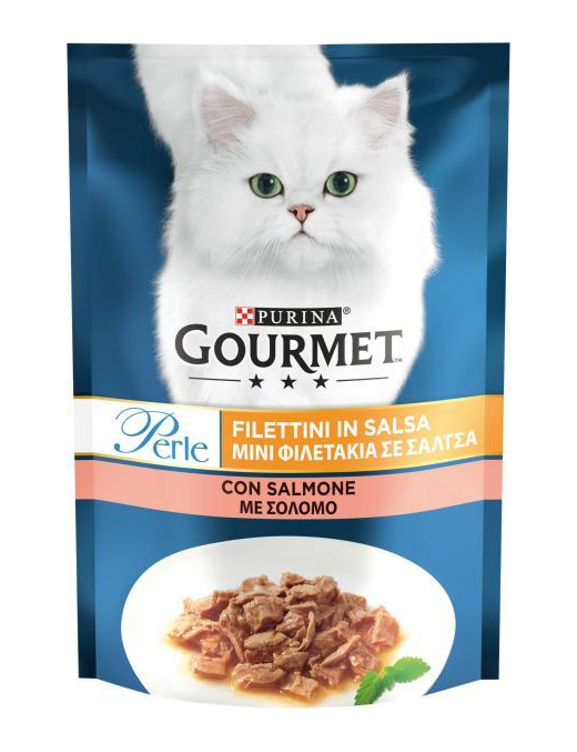 GOURMET PERLE 85gr FILETTI IN SALSA SALMONE