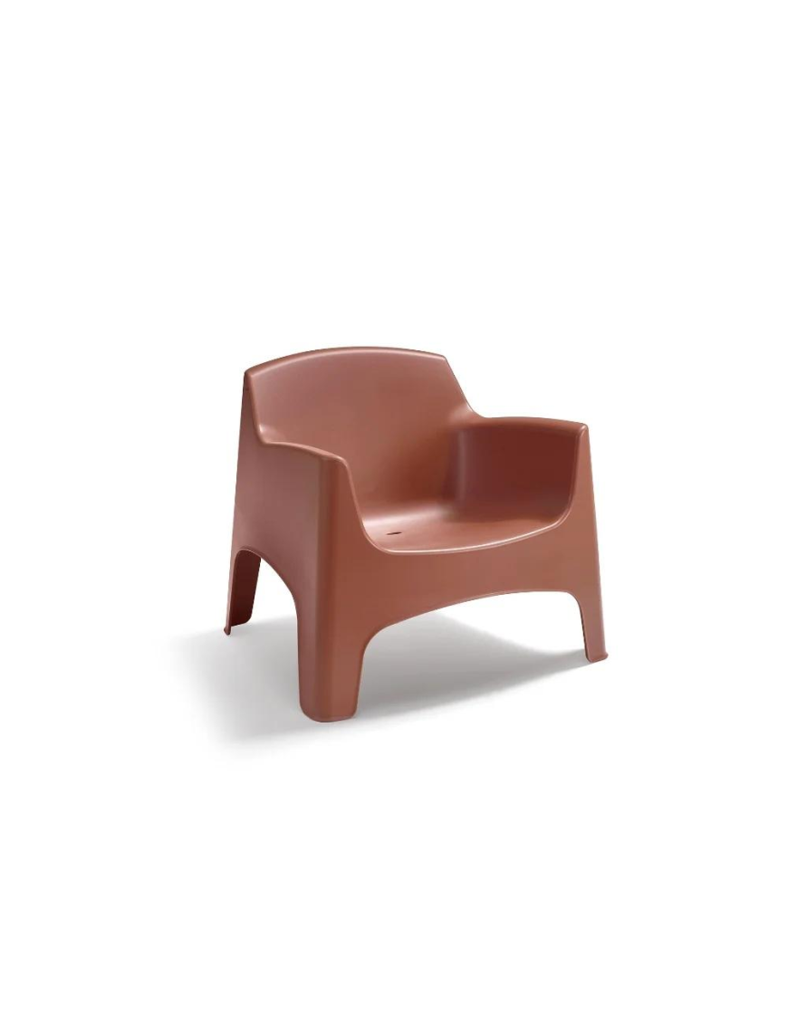 IBIZA SEDIA ROSSO MATTONE 79x74x70 cm